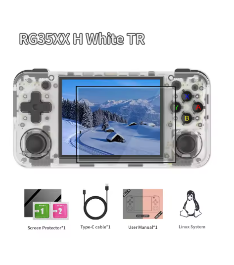 consoles de jeux portable blanc 854628