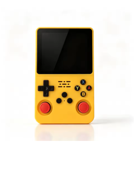 console retro game jaune gaming 001