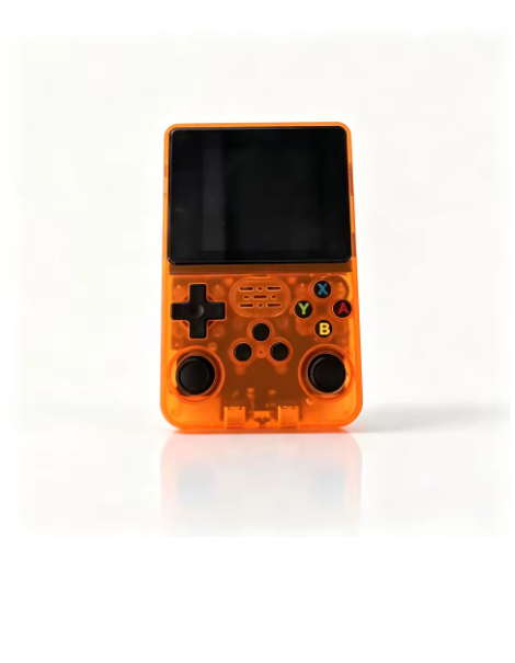 console retro game orange game 001