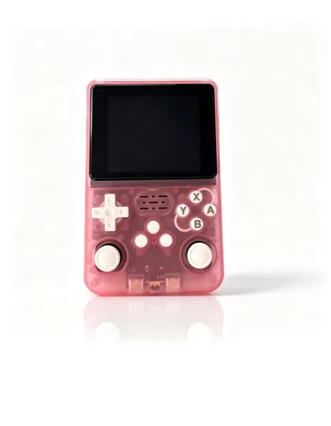 console retro game rose transparent pink 001