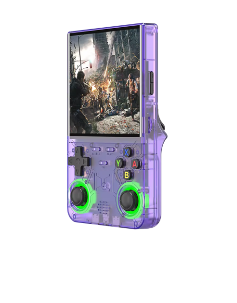 consoles de jeux portable violet 64 game 002