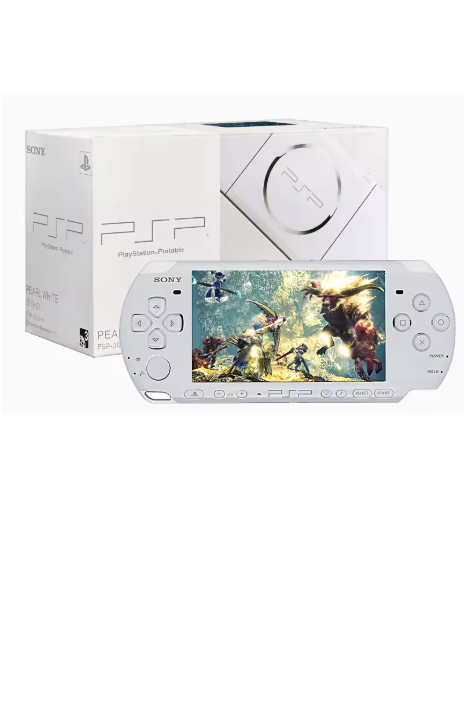 PSP console blanc game 001