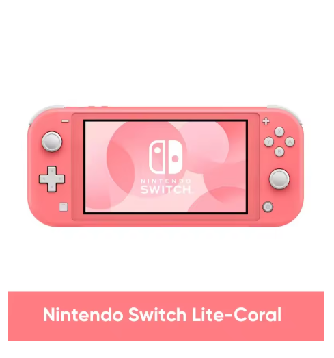 Nintendo Switch Lite rose gaming 852