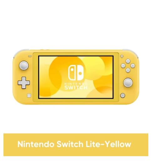 Nintendo Switch Lite jaune gaming 52369