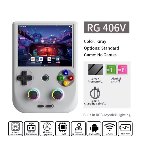 consoles de jeux portable gris standar game 001