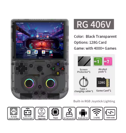 consoles de jeux portable noir gaming 128g 001