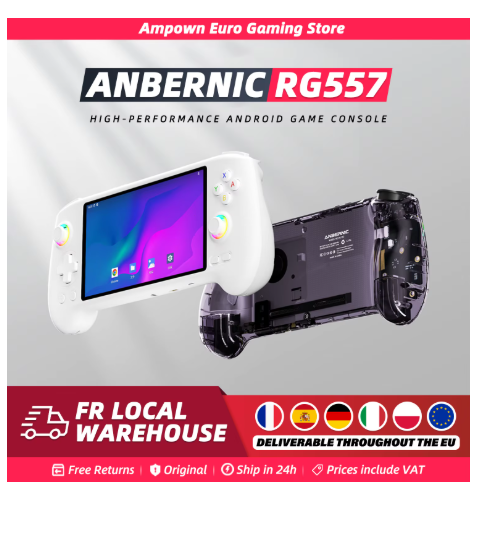 consoles de jeux portable noir et blanc gaming 524