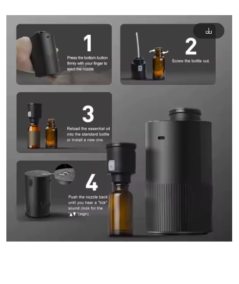 diffuseur huiles essentielles sans fil noir 002