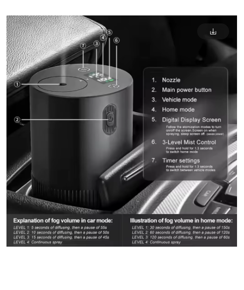 diffuseur huiles essentielles sans fil noir 003
