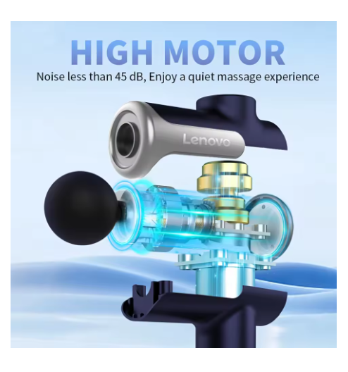 pistolet de massage bleu et gris clair 002