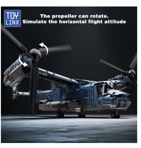 mv-22 osprey bleu au sol 004