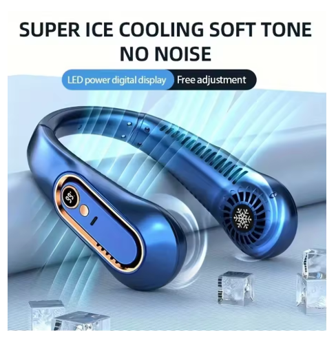 ventilateur de cou bleu foncé 410