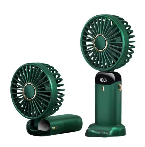ventilateur rechargeable usb vert foncé 001