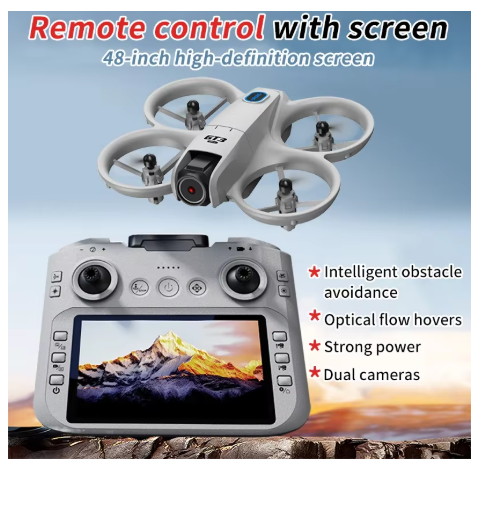quadcopter drone blanc 8k 001