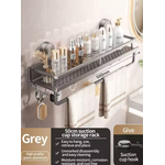 étagère pour douche 5o com gris