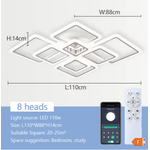 plafonnier luminaire 8 têtes