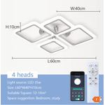 plafonnier led 4 têtes