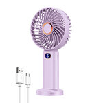 ventilateur rechargeable violet