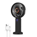 ventilateur rechargeable noir