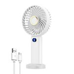 ventilateur rechargeable blanc