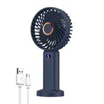 ventilateur rechargeable bleu