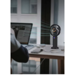 ventilateur rechargeable noir 2