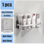 etagere douche argenté 1pièces