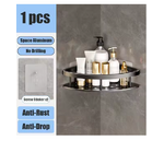 etagere douche noir triangle 1pièces