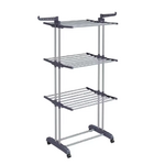séchoir linge pliable Gris