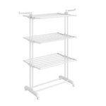 séchoir linge pliable blanc mat
