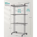 séchoir linge pliable 5