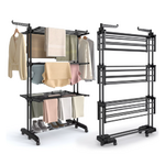 séchoir linge pliable noir 23