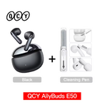 écouteur sans fil bluetooth noir QCY avec stylo 01