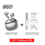 écouteur sans fil bluetooth argenté avec stylo QCY 01