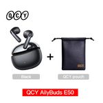 écouteur sans fil bluetooth QCY noir avec pochette 085