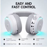 casque gamer blanc 02