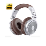 casque audio bluetooth one pro argenté et marron