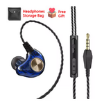écouteur prise jack bleu