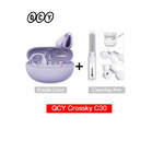 écouteur sans fil bluetooth violet avec stylo 02