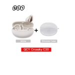 écouteur sans fil bluetooth QCY blanc avec étui 02