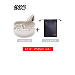 écouteur sans fil bluetooth QCY Blanc avec sacoche