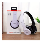 casque sans fil blanc p45 02