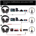 casque filaire noir 06