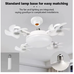 ventilateur plafond blanc avec lumiere 02