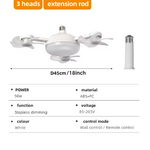 ventilateur plafond avec lumière blanche 01