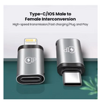 adaptateur lightning vers usb-c apple gris double 01