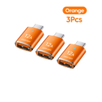 adaptateur USB C vers USB trio orange 01