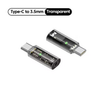 adaptateur jack usb c TRANSPARENT