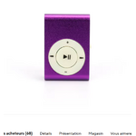 mp3 lecteur violet 02
