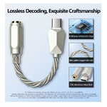 adaptateur jack usb c argenté dac 01